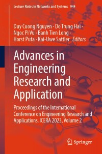 Cover image: Advances in Engineering Research and Application 9783031622342