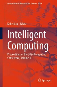 Cover image: Intelligent Computing 9783031622724