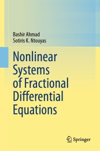 Cover image: Nonlinear Systems of Fractional Differential Equations 9783031625121