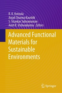 Cover image: Advanced Functional Materials for Sustainable Environments 9783031626197