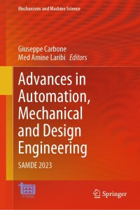 Cover image: Advances in Automation, Mechanical and Design Engineering 9783031626630