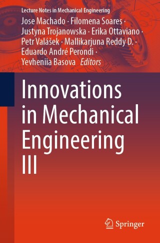 Cover image: Innovations in Mechanical Engineering III 9783031626838