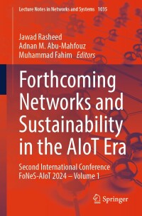 Immagine di copertina: Forthcoming Networks and Sustainability in the AIoT Era 9783031628702