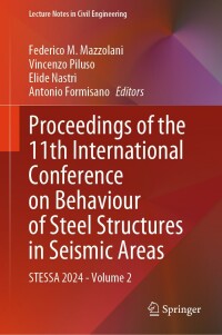 Imagen de portada: Proceedings of the 11th International Conference on Behaviour of Steel Structures in Seismic Areas 9783031628870