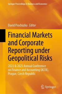 Imagen de portada: Financial Markets and Corporate Reporting under Geopolitical Risks 9783031629976