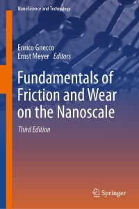 Cover image: Fundamentals of Friction and Wear on the Nanoscale 3rd edition 9783031630644