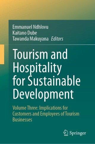 Cover image: Tourism and Hospitality for Sustainable Development 9783031630767