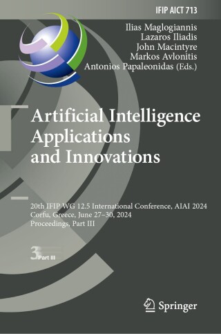 Cover image: Artificial Intelligence Applications and Innovations 9783031632181