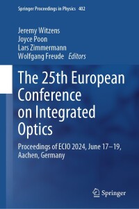 Titelbild: The 25th European Conference on Integrated Optics 9783031633775