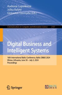 Imagen de portada: Digital Business and Intelligent Systems 9783031635427