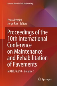 Immagine di copertina: Proceedings of the 10th International Conference on Maintenance and Rehabilitation of Pavements 9783031635878