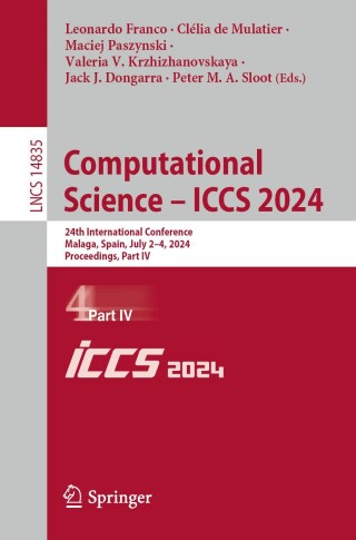 Imagen de portada: Computational Science – ICCS 2024 9783031637711