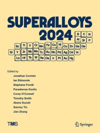 Cover image: Superalloys 2024 9783031639364