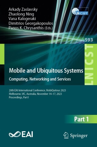 Imagen de portada: Mobile and Ubiquitous Systems: Computing, Networking and Services 9783031639883