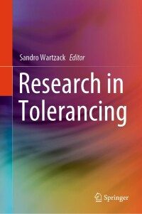 Imagen de portada: Research in Tolerancing 9783031642241