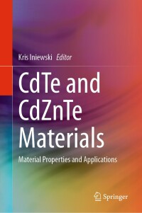 Imagen de portada: CdTe and CdZnTe Materials 9783031645204