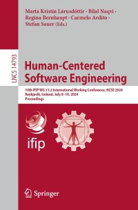 Imagen de portada: Human-Centered Software Engineering 9783031645754