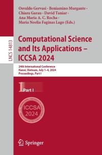 Imagen de portada: Computational Science and Its Applications – ICCSA 2024 9783031646041