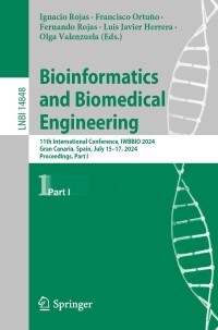 Cover image: Bioinformatics and Biomedical Engineering 9783031646287