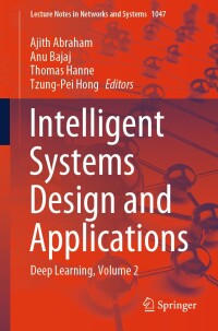 Imagen de portada: Intelligent Systems Design and Applications 9783031648359