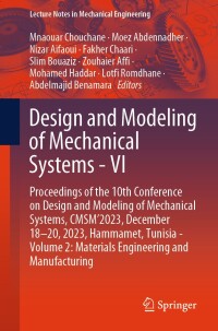 Imagen de portada: Design and Modeling of Mechanical Systems - VI 9783031650062