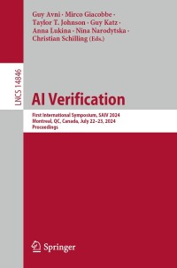 Cover image: AI Verification 9783031651113