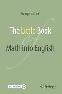 Imagen de portada: The Little Book of Math into English 9783031651601