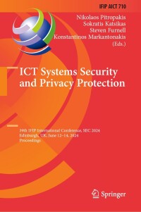 Omslagafbeelding: ICT Systems Security and Privacy Protection 9783031651748