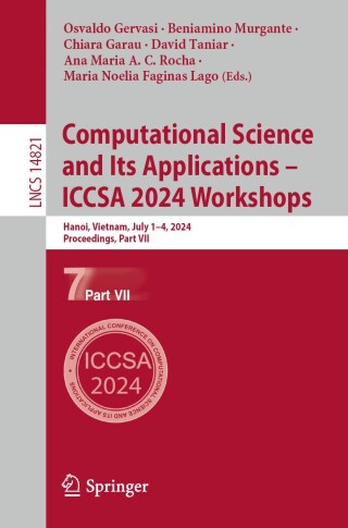 Imagen de portada: Computational Science and Its Applications – ICCSA 2024 Workshops 9783031653070