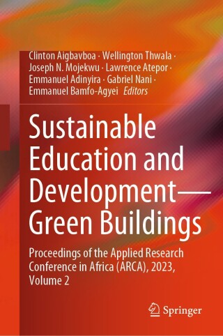 Cover image: Sustainable Education and Development—Green Buildings 9783031653681