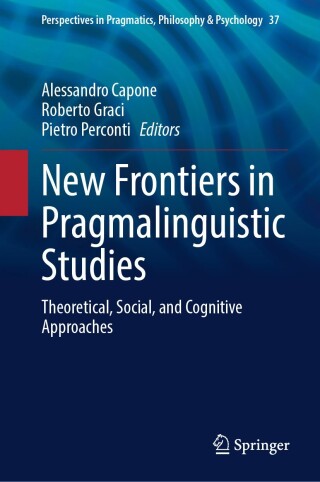 Cover image: New Frontiers in Pragmalinguistic Studies 9783031655012