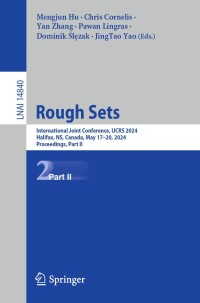 صورة الغلاف: Rough Sets 9783031656675