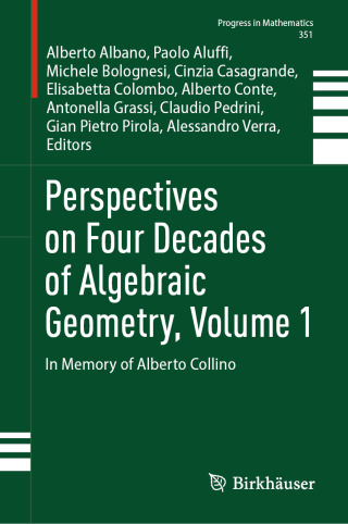 Cover image: Perspectives on Four Decades of Algebraic Geometry, Volume 1 9783031662294