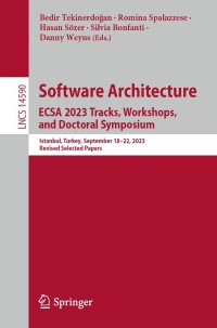 Cover image: Software Architecture. ECSA 2023 Tracks, Workshops, and Doctoral Symposium 9783031663253