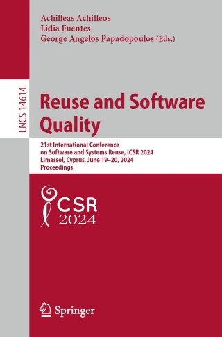 Imagen de portada: Reuse and Software Quality 9783031664588