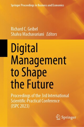 Cover image: Digital Management to Shape the Future 9783031665165