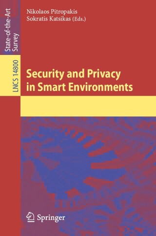 Imagen de portada: Security and Privacy in Smart Environments 9783031667077