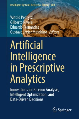 Cover image: Artificial Intelligence in Prescriptive Analytics 9783031667305