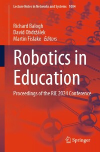 Cover image: Robotics in Education 9783031670589