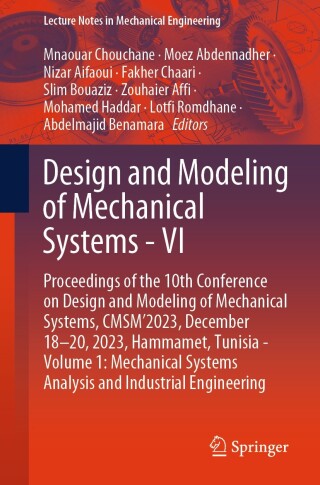Titelbild: Design and Modeling of Mechanical Systems - VI 9783031671517