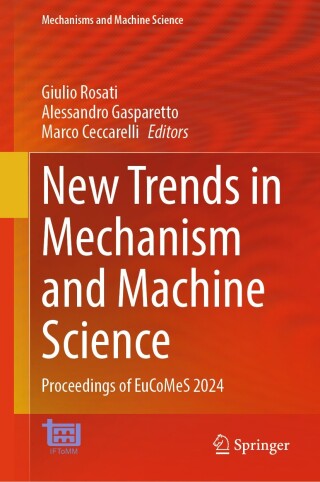 Cover image: New Trends in Mechanism and Machine Science 9783031672941