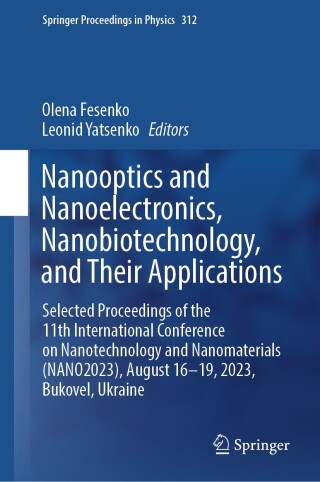 Cover image: Nanooptics and Nanoelectronics, Nanobiotechnology, and Their Applications 9783031675263