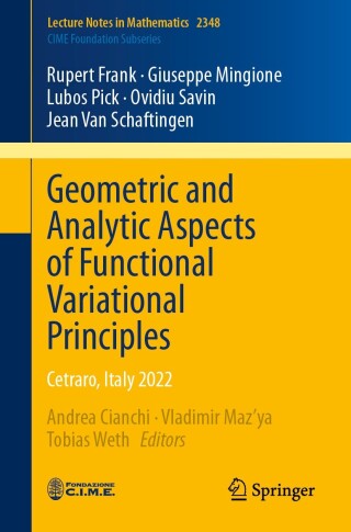 Immagine di copertina: Geometric and Analytic Aspects of Functional Variational Principles 9783031676000