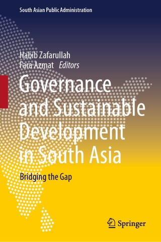 Cover image: Governance and Sustainable Development in South Asia 9783031676154