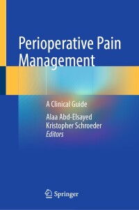 表紙画像: Perioperative Pain Management 9783031676475