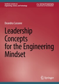 Cover image: Leadership Concepts for the Engineering Mindset 9783031677977