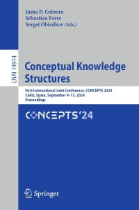 Cover image: Conceptual Knowledge Structures 9783031678677