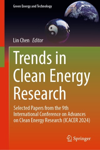 Cover image: Trends in Clean Energy Research 9783031679865