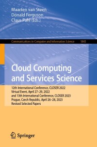 Cover image: Cloud Computing and Services Science 9783031681646