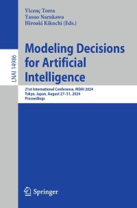 Imagen de portada: Modeling Decisions for Artificial Intelligence 9783031682070